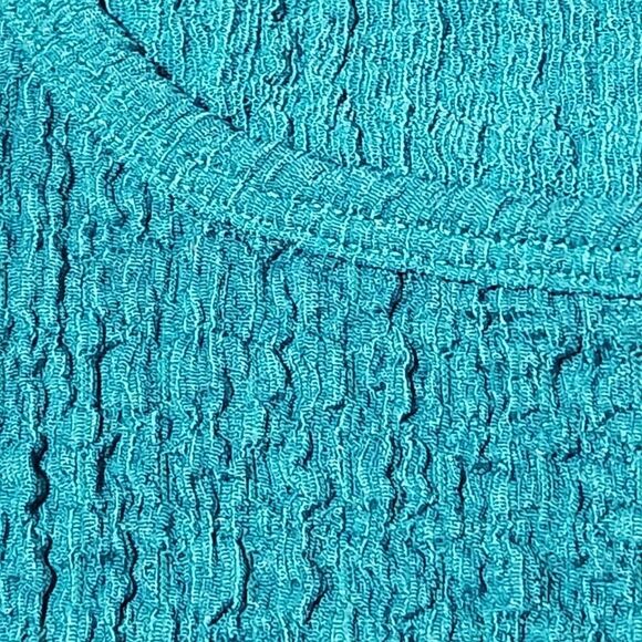 🔺️Old Navy Teal Square Neck Textured Sleeveless Top Small - Picture 8 of 11